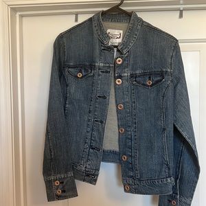 NWOT Levi Strauss Signature Collarless Denim Jacket